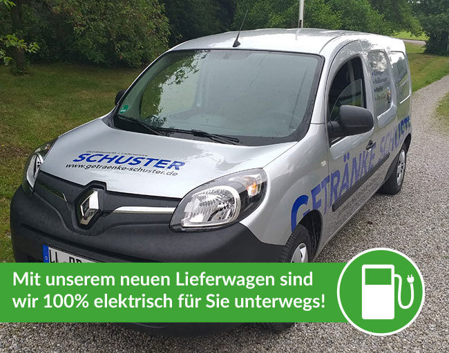 Schuster Getränke Elektroauto